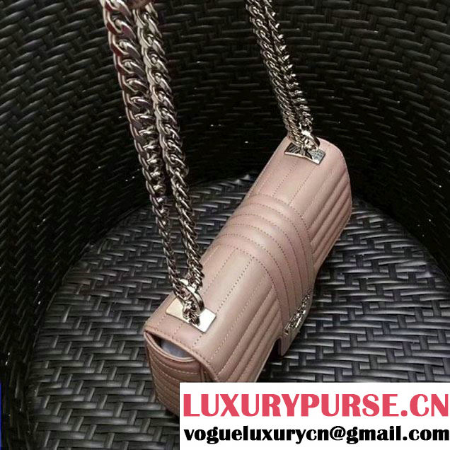 Prada Diagramme Leather Flap Shoulder Bag 1BD108 Nude 2017 (GYF-7120706 )