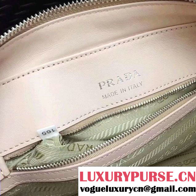 Prada Diagramme Leather Camera Cross-body Bag 1BH083 Light Pink 2017 (GYF-7120702 )