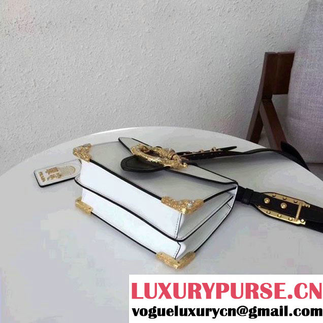 Prada Cahier Leather Bag RongZhai Limited Edtion 1BD103 Spring White 2018 (GYF-7120834 )
