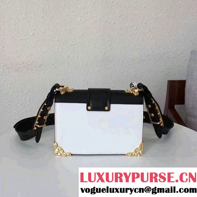 Prada Cahier Leather Bag RongZhai Limited Edtion 1BD103 Spring White 2018 (GYF-7120834 )