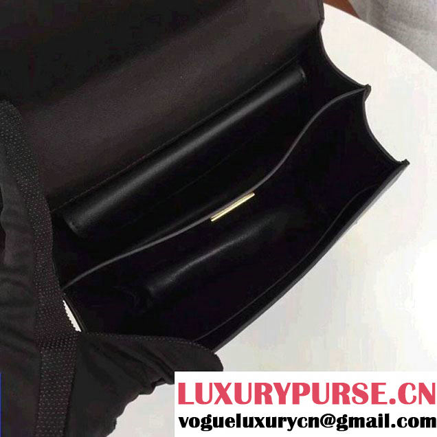 Prada Cahier Leather Bag RongZhai Limited Edtion 1BD103 Spring Black 2018 (GYF-7120832 )