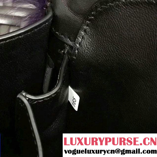 Prada Cahier Calf Hair Bag 1BD045 Purple 2017 (GYF-7120828 )
