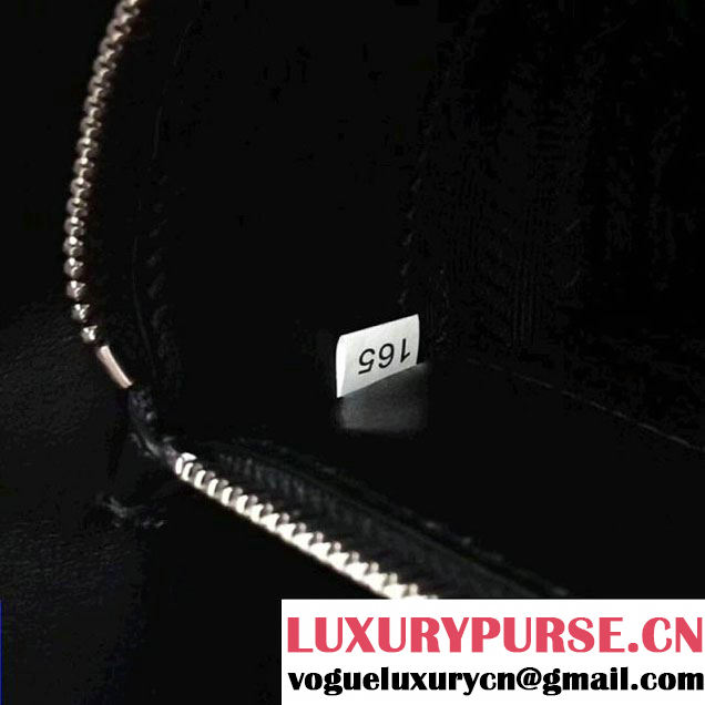 Prada Diagramme Leather Top Handle Bag 1BA165 Black 2017 (GYF-7120717 )