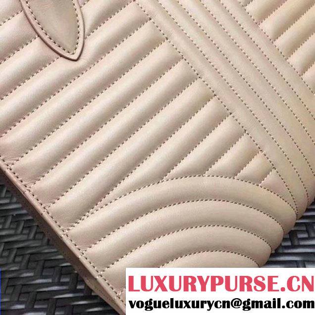 Prada Diagramme Leather Top Handle Bag 1BA165 Nude 2017 (GYF-7120715 )
