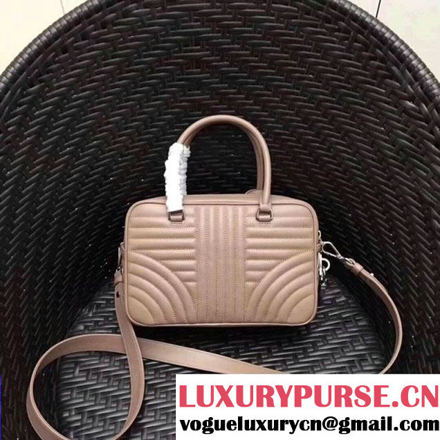 Prada Diagramme Leather Handbag 1BB113 Nude 2017 (GYF-7120710 )