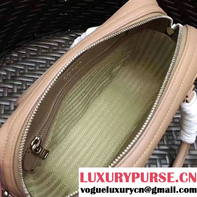 Prada Diagramme Leather Handbag 1BB113 Nude 2017 (GYF-7120710 )