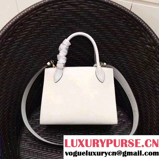 Prada Monochrome Saffiano  Leather Bag 1BA156 White 2018 (GYF-7120840 )