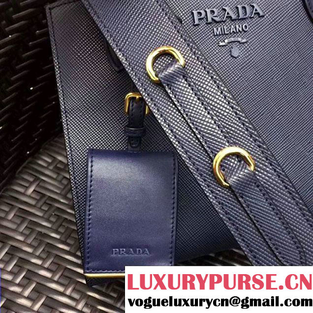 Prada Monochrome Saffiano  Leather Bag 1BA156 Deep Blue 2018 (GYF-7120839 )