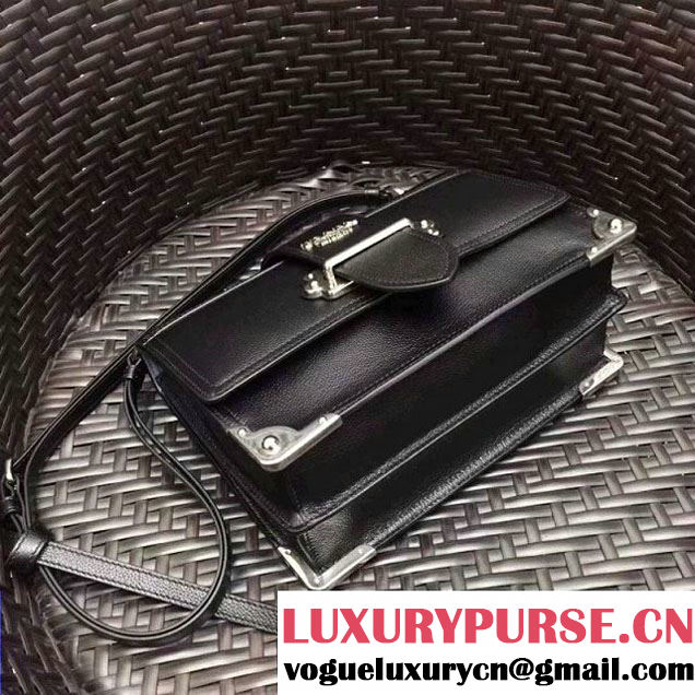 Prada Cahier Leather Shoulder Bag 1BD095 Black 2018 (GYF-8011220 )