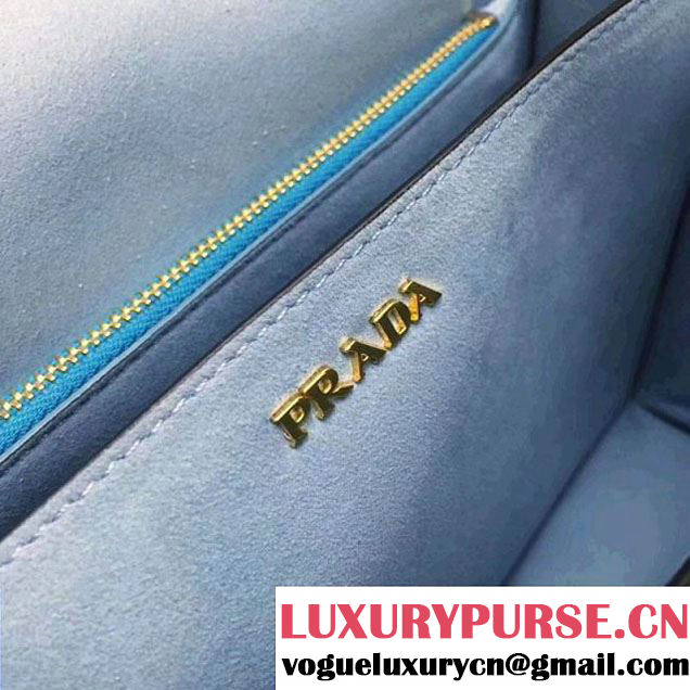 Prada Cahier Leather Shoulder Bag 1BD095 Pink 2018(Gold-tone Metal) (GYF-8012702 )