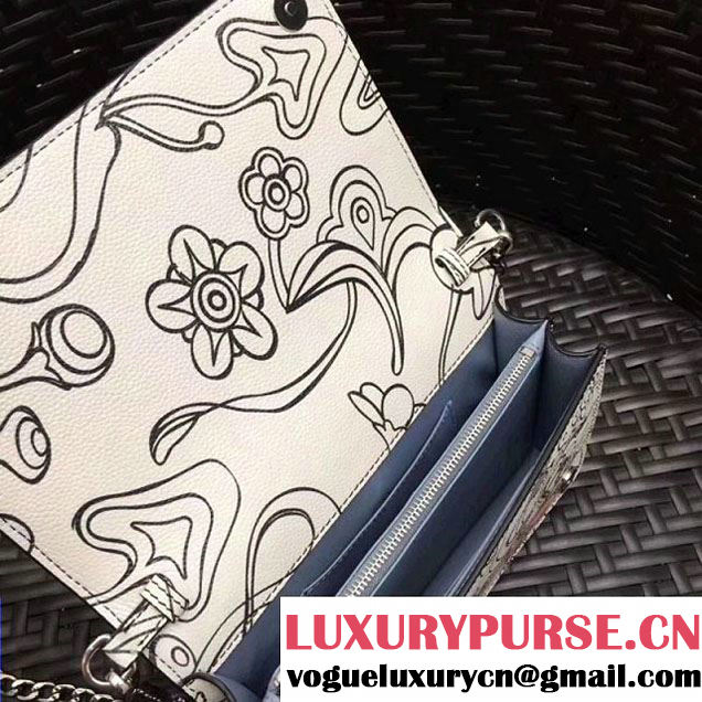 Prada Printed Leather Shoulder Bag 1BP012 2018 (GYF-8012706 )