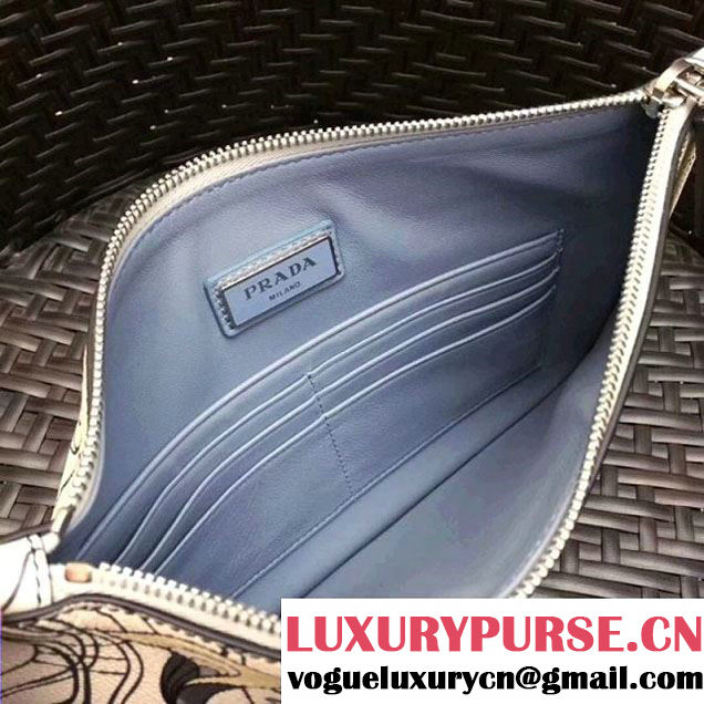 Prada Printed Leather Pouch 2NG005 2018 (GYF-8012707 )