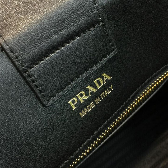 Prada City Calf Bibliotheque Tote 32cm Bag 1BG098 Calfskin Leather Spring Summer 2018 Collection Red Purple