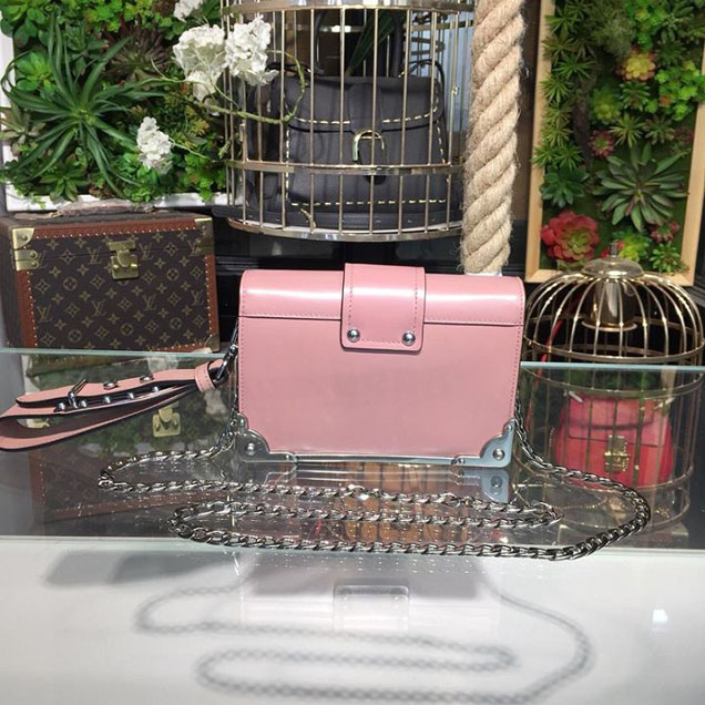 Prada Cahier 18cm Bag 1BH108 Smooth Calfskin Leather Spring Summer 2018 Collection Pink