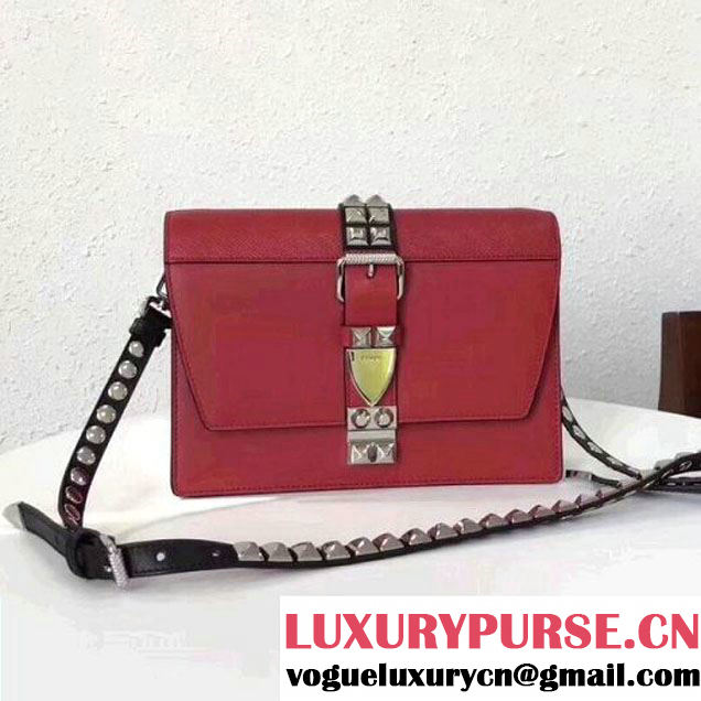 Prada Elektra Calf Leather Bag 1BD120 Red 2018 (GYF-8030228 )