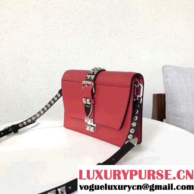 Prada Elektra Calf Leather Bag 1BD120 Red 2018 (GYF-8030228 )