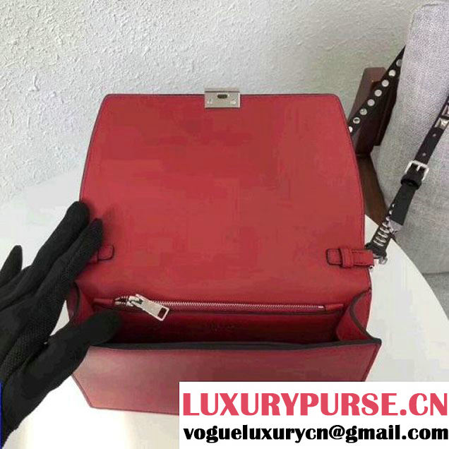 Prada Elektra Calf Leather Bag 1BD120 Red 2018 (GYF-8030228 )