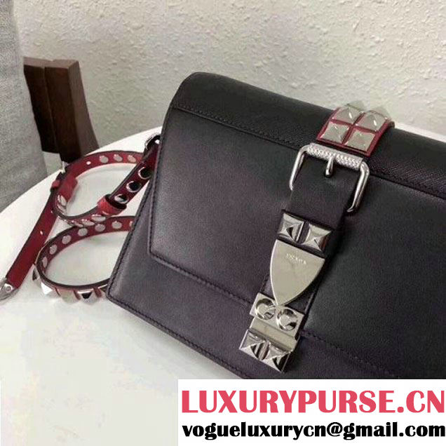 Prada Elektra Calf Leather Bag 1BD120 Black 2018 (OZZ-8030227 )