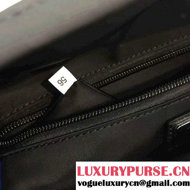 Prada Nylon Messenger Bag with Blue/Grey Robot Appliqué 2VH025 2018 (Nana-8031001 )