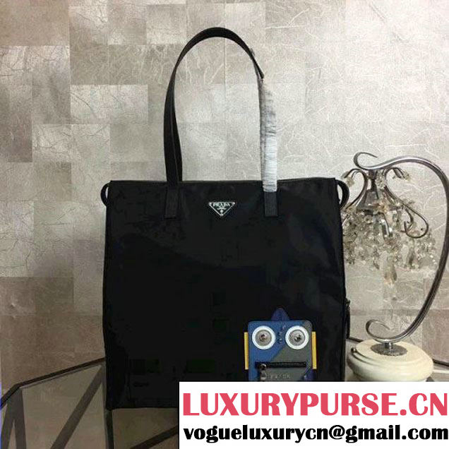 Prada Nylon Tote with Robot Applique 2VG026 2018 (Nana-8030915 )