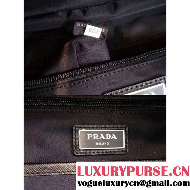 Prada Fabric and Velvet Backpack with Removed Applique 2VZ066 2018 (Nana-8030910 )