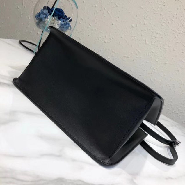 Prada Dual Calf Leather Bag 1BA178 Comics Patch Gray 2018