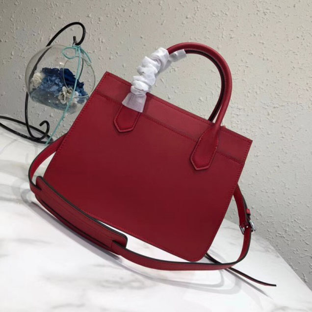 Prada Dual Calf Leather Bag 1BA178 Red 2018