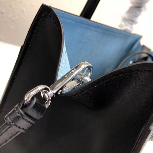 Prada Dual Calf Leather Bag 1BA178 Black 2018