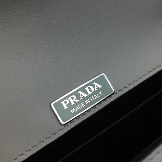 Prada Cahier 18cm Bag 1BH108 Smooth Calfskin Leather Spring/Summer 2018 Collection, Mint