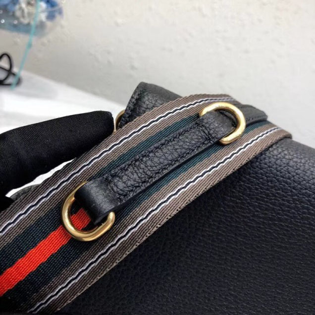 Prada Calf Leather Shoulder Bag 1BD102 Black 2018