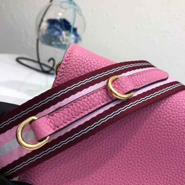 Prada Calf Leather Shoulder Bag 1BD102 Pink 2018
