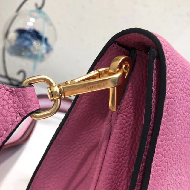 Prada Calf Leather Shoulder Bag 1BD102 Pink 2018