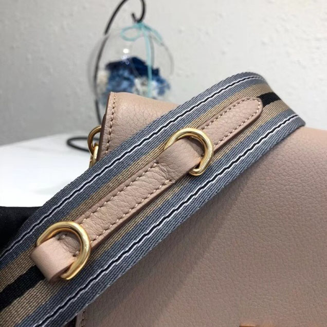 Prada Calf Leather Shoulder Bag 1BD102 Camel 2018