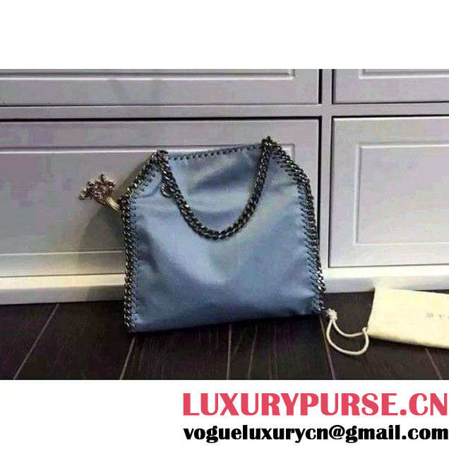 Stella McCartney Falabella Shaggy Deer Mini Tote Sky Blue (1B016-100710 )