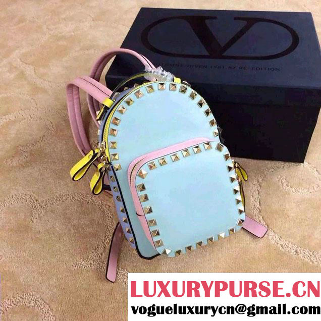 Valentino Rockstud Small Backpack Multicolor 2015