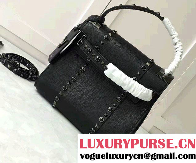 Valentino My Rockstud Rolling Small Single Handle Bag Black 2017