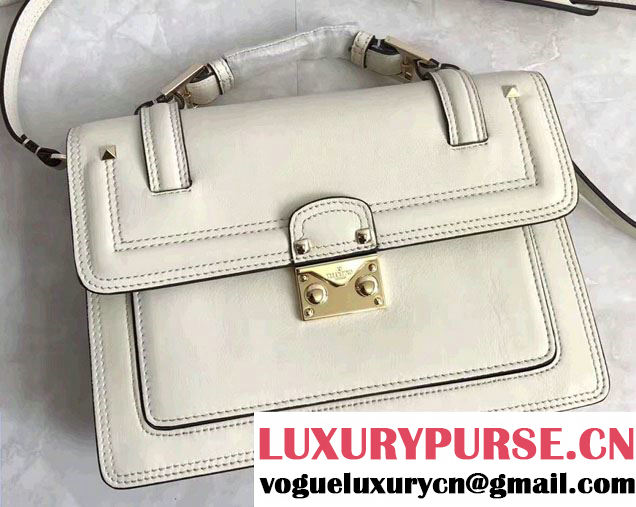 Valentino Cabana Medium Top Handle Bag White 2017