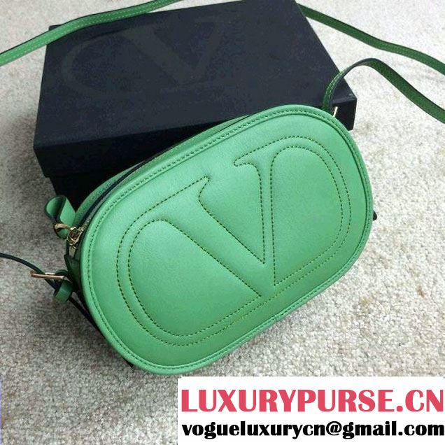 Valentino Cross Body V Logo-Go Shoulder Bag Green 2015