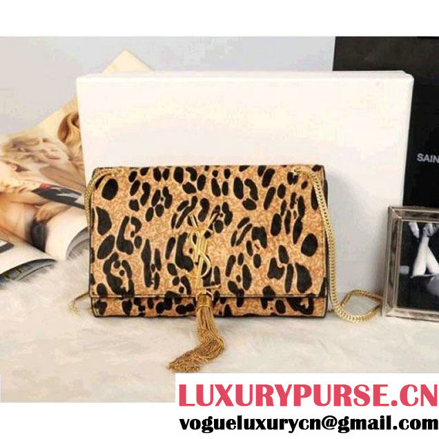 Saint Laurent leopard Cassandre Matelasse Chain Strap Tote Bag (6434333 ) (6434333 )