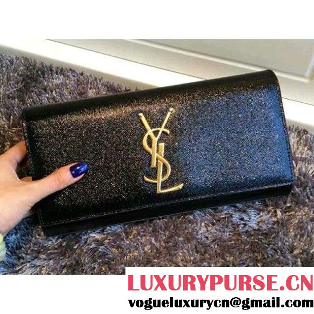 Saint Laurent caviar leather Classic Monogramme Clutch Bag black (no chain) (ysl7810 ) (ysl7810 )