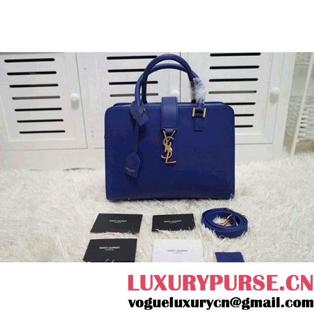 Saint Laurent Small Cabas Monogram Bag Blue (1c113-030725 )