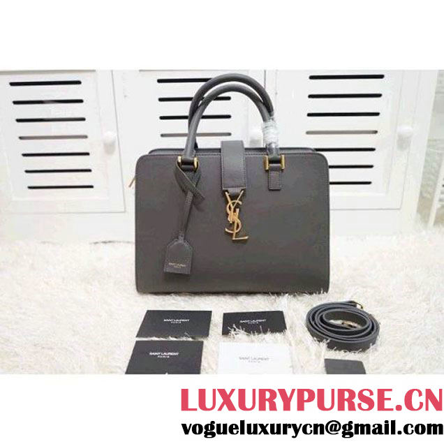 Saint Laurent Small Cabas Monogram Bag Grey (1c113-030727 )