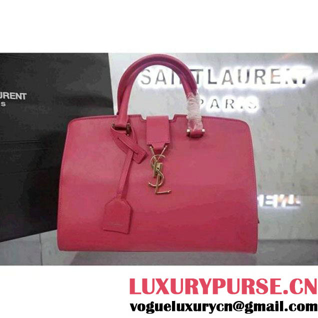 Saint Laurent Small Monogram Cabas Bag In Pink Leather (WMJ-061017 )