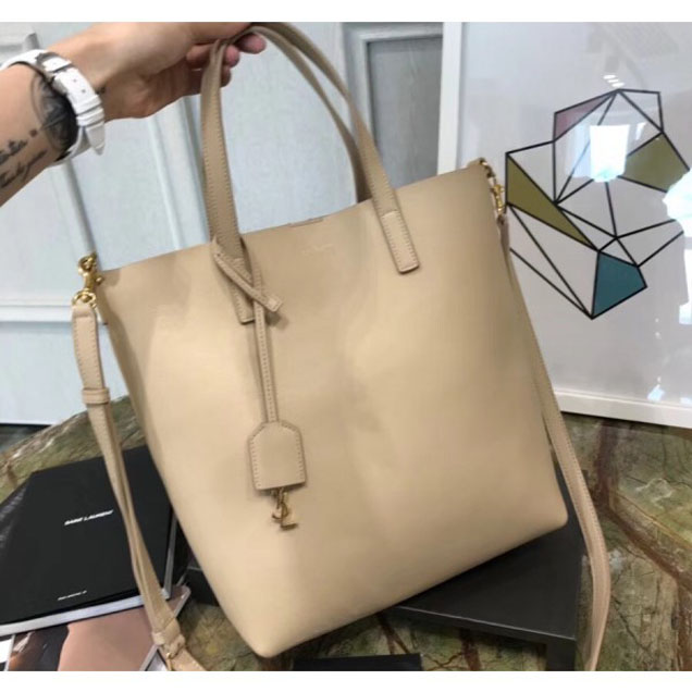 Saint Laurent Shopping Toy North/South Bag 498612 Beige 2018