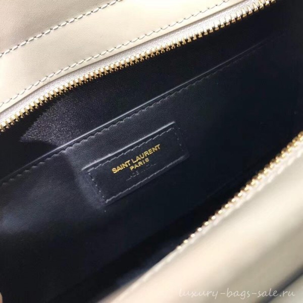saint laurent up town small tote bag white