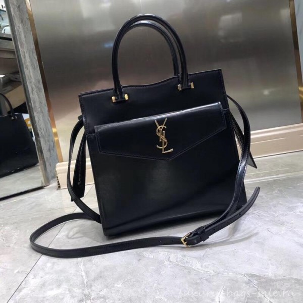 saint laurent up town small tote bag black