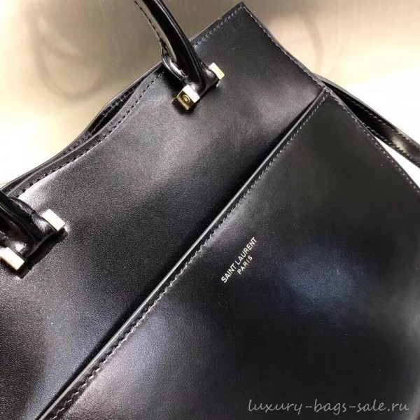 saint laurent up town small tote bag black