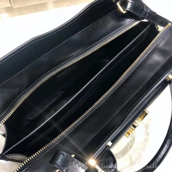 saint laurent up town medium tote bag black