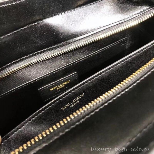 saint laurent up town medium tote bag black