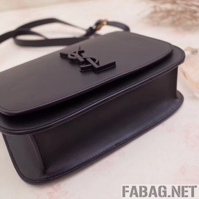 Saint Laurent Spontini Small Satchel in Smooth Leather Black 2018 (2A043-8101130 )